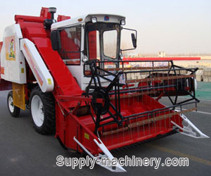 Soybean Combine Harvester