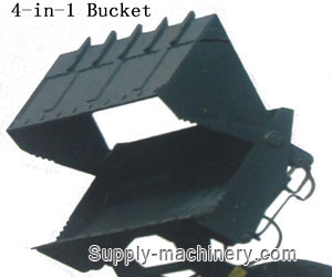 4-in-1 Bucket for Wheel Loader